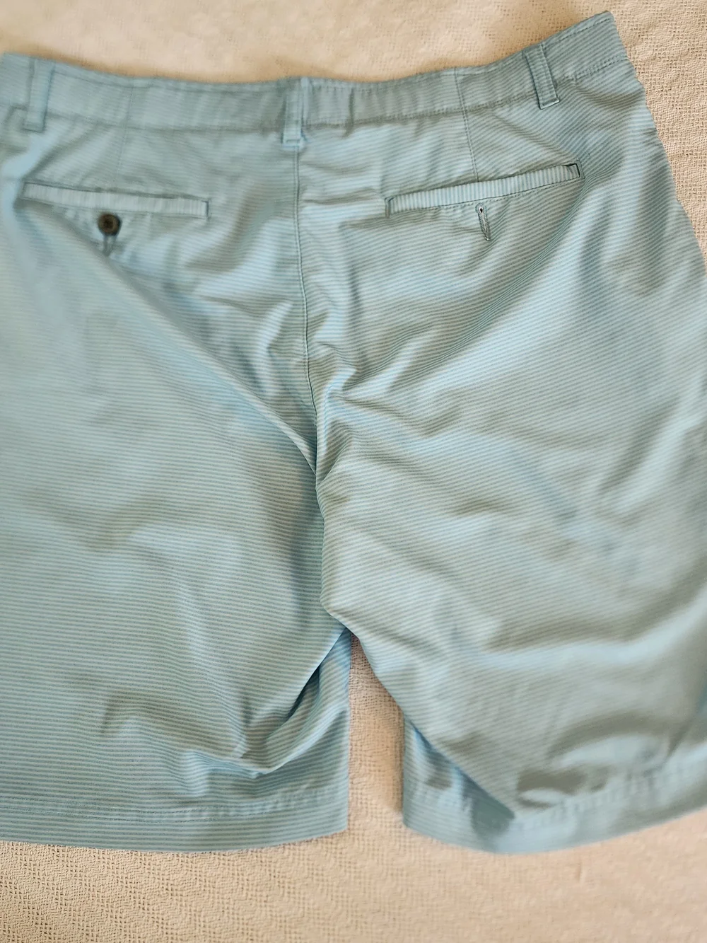 Pebble Beach Performance Golf Shorts Men’s Size 36 Blue Micro Stripe